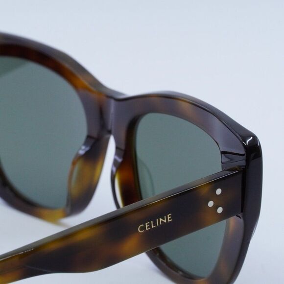 NEW CELINE CL40199I 53N HAVANA / GREEN SUNGLASSES - Picture 5 of 10